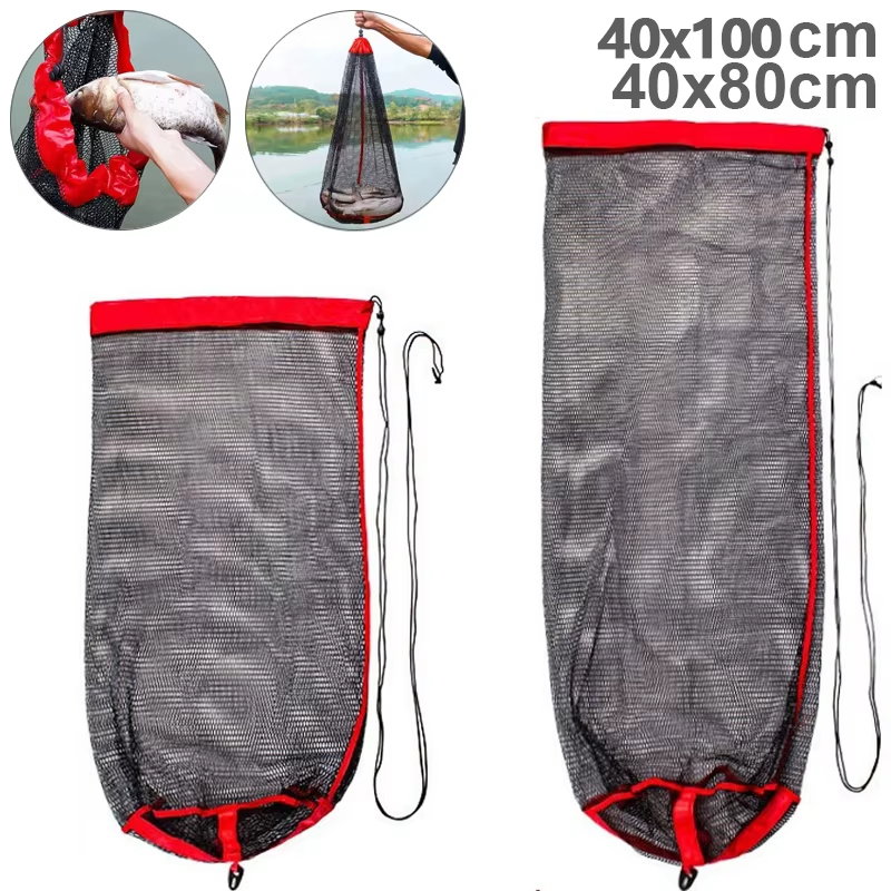 Aquarium Fish Trap - Portable Collapsible Fishing Mesh Bag Thickening