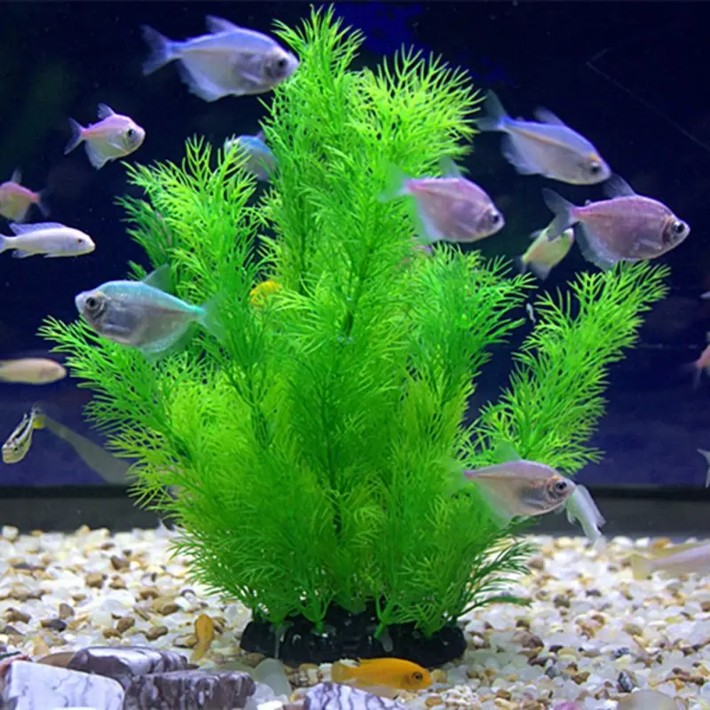 Aquarium Fish Games - Artificial Aquarium Decor Plants Underwater Water