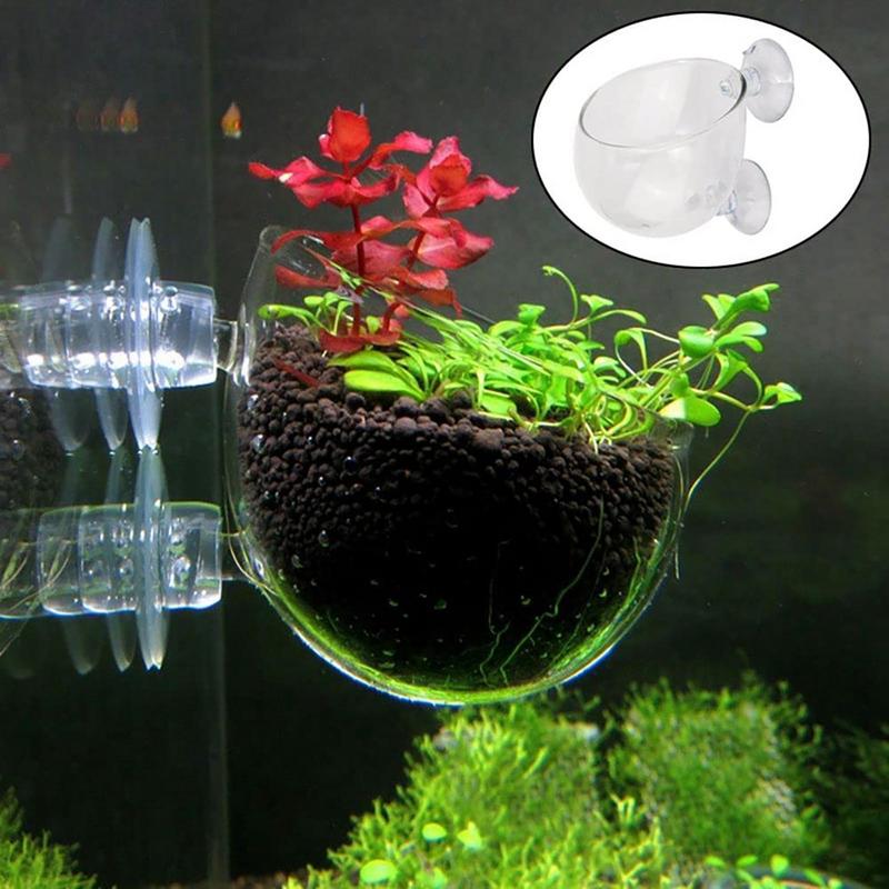 Aquarium Fish Games - Aquarium Decorations Plant Cup Pot Acrylic