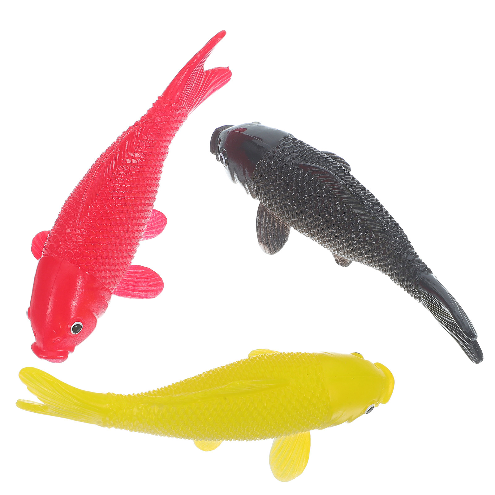 Aquarium Fish Home - 3pcs Fish Crafts Toys Realistic Plastic