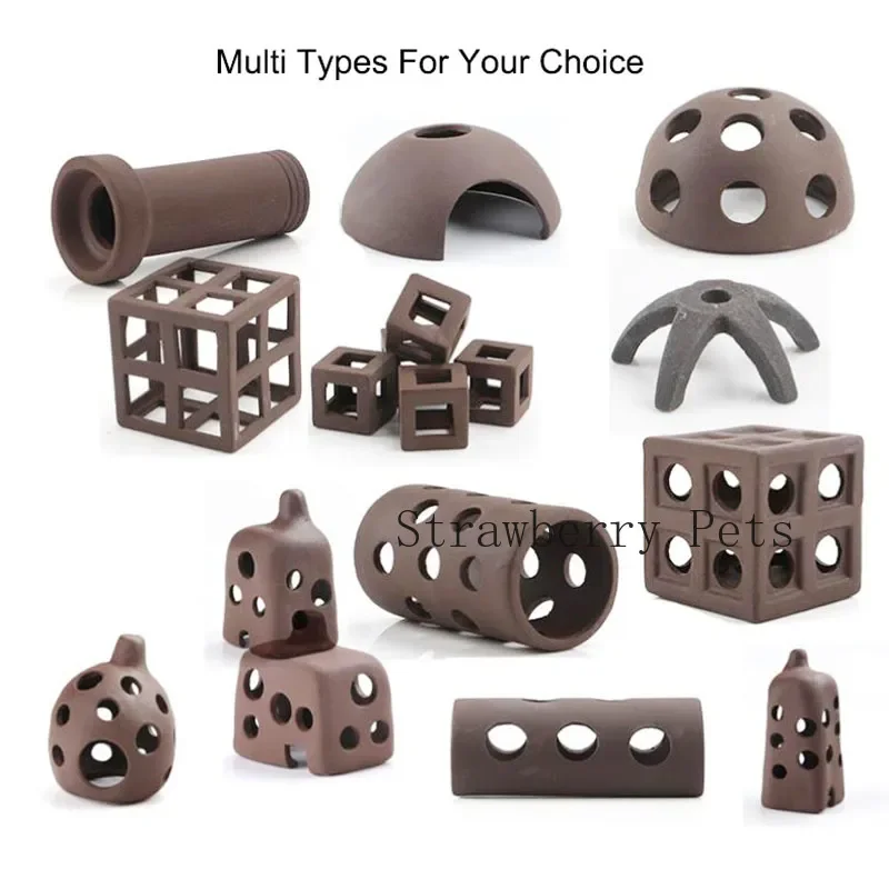 Aquarium Fish Games - Ceramic Aquarium Decoration Fish Shrimps Shelter
