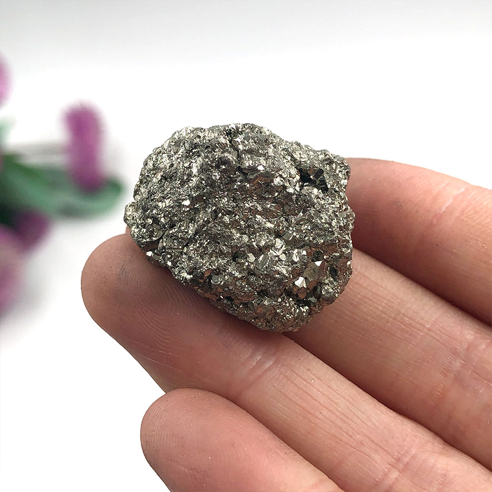 Aquarium Decoration Rock - 1pc Iron Pyrite Natural Stone Raw