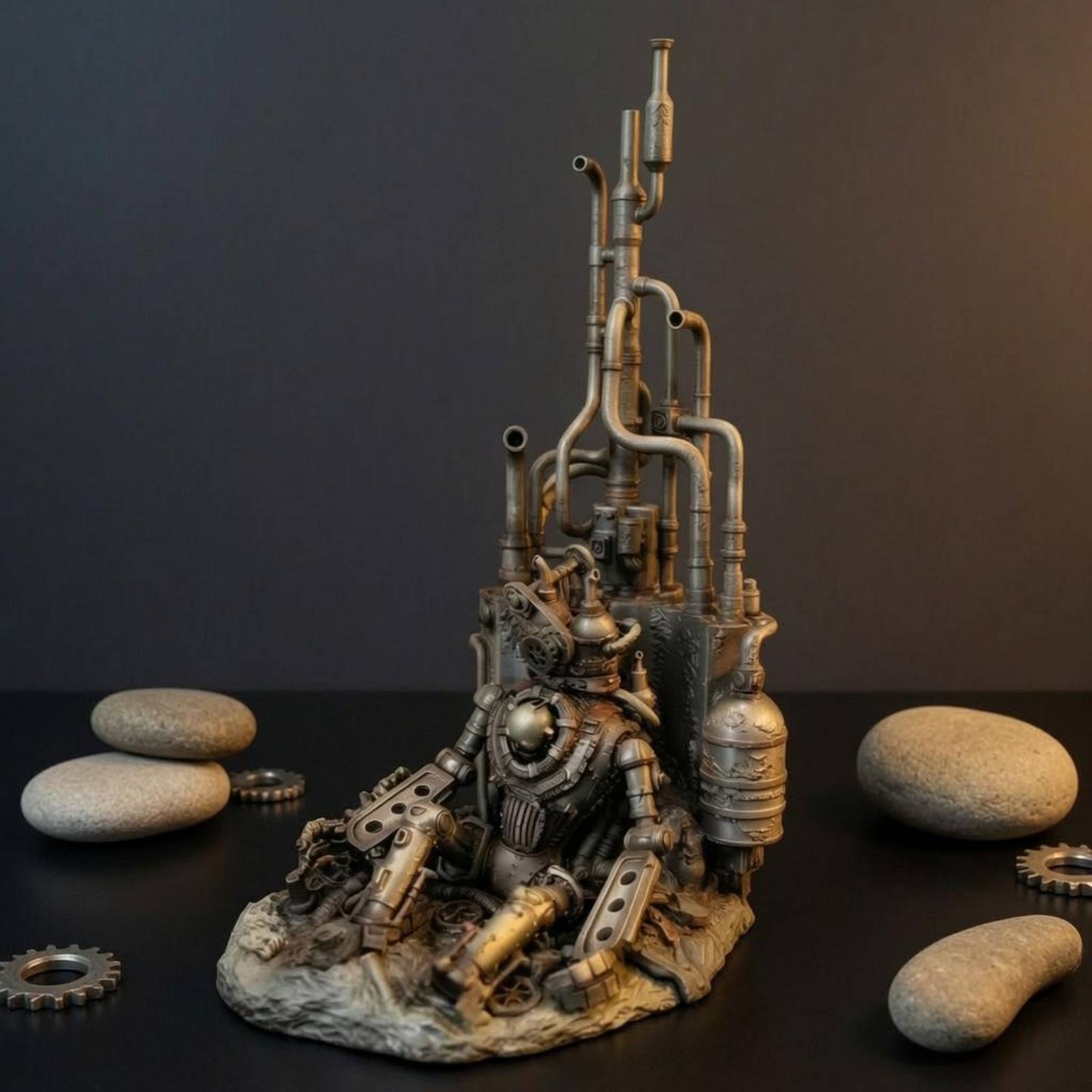 Aquarium Fish Electric - Robot Aquarium Ornament Detailed Sculpted Surface