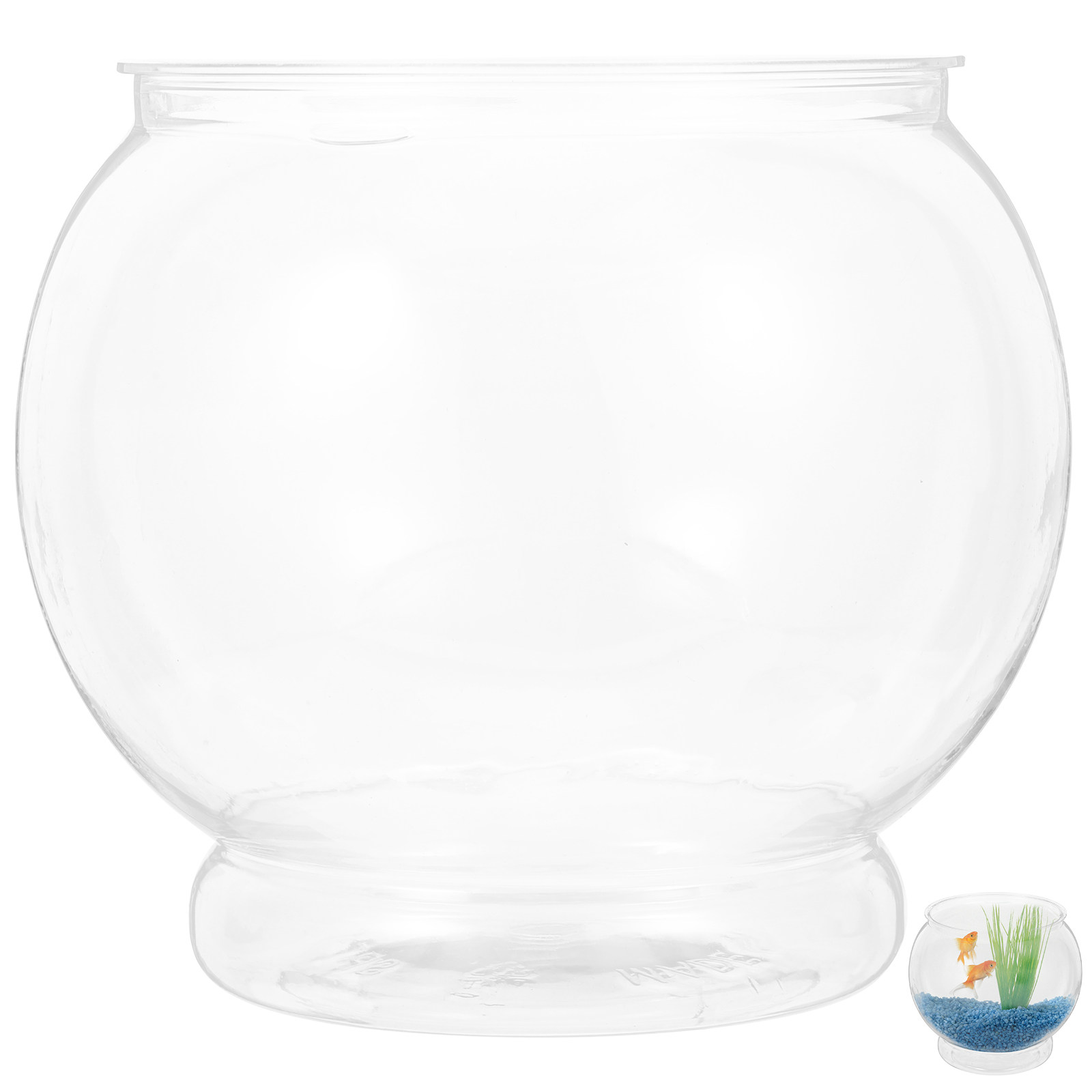 Aquarium Fish In Bowl - Small Desktop Landscape Fish Tank Clear