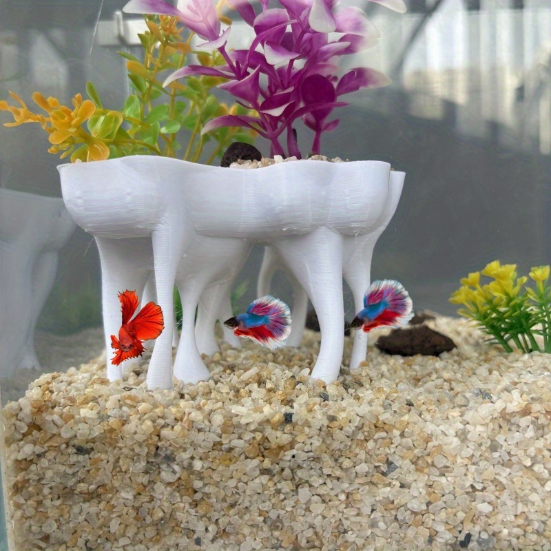 Aquarium Fish Games - Unique Mangrove-Style Elevated Cave Hideout /