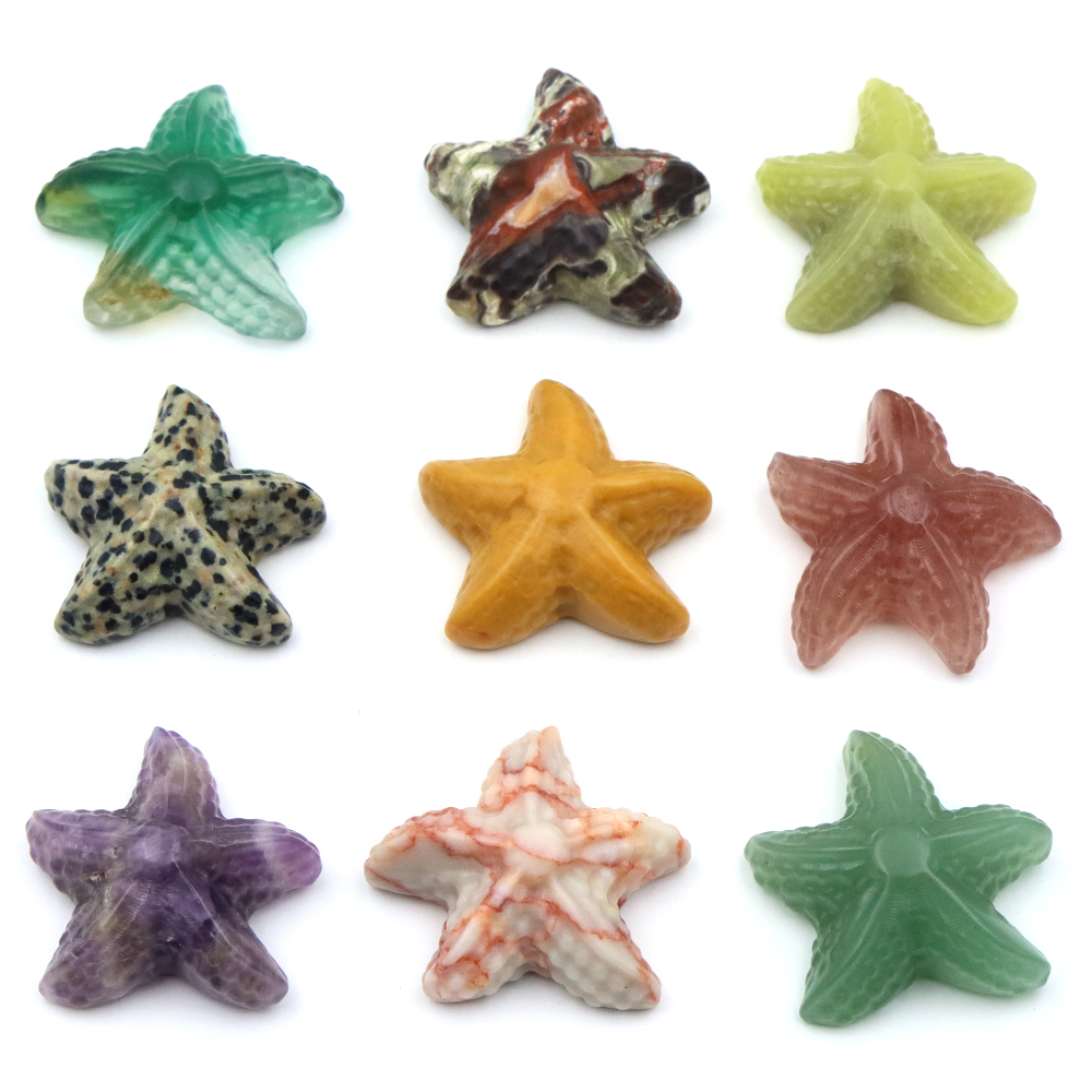 Aquarium Fish Home - 35mm Starfish Shape Statue Marine Animal