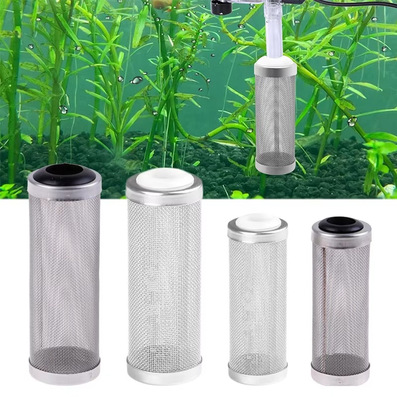 Aquarium Fish Trap - 12/16mm Aquarium Inflow Inlet Filter Stainless