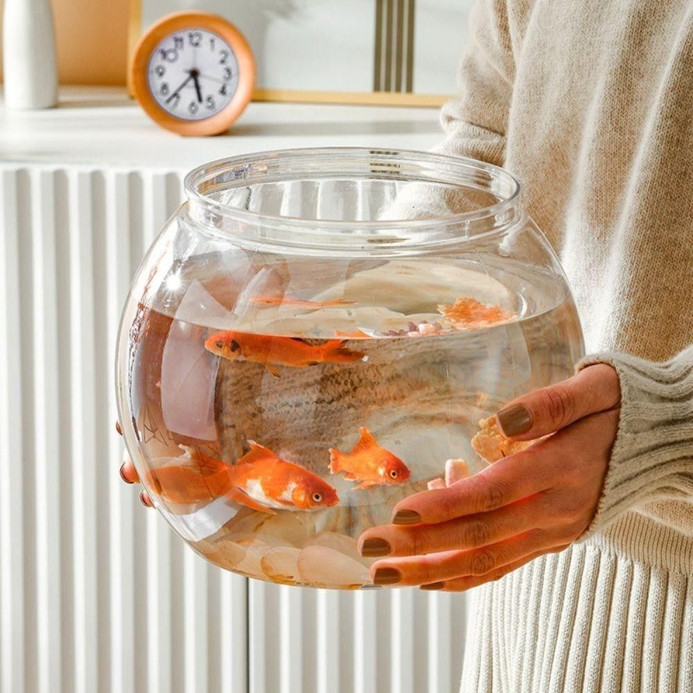 Aquarium Fish In Bowl - New Transparent Fish Tank Round Unbreakable