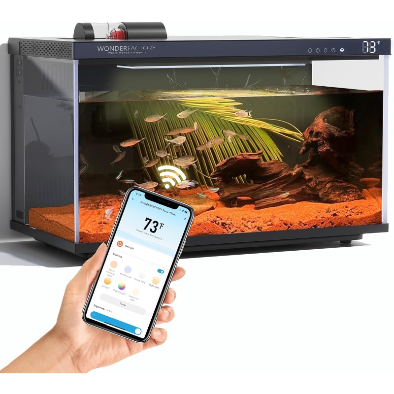 Aquarium Fish App - Smart Aquarium, Glass Fish Tank, Self-Cleaning