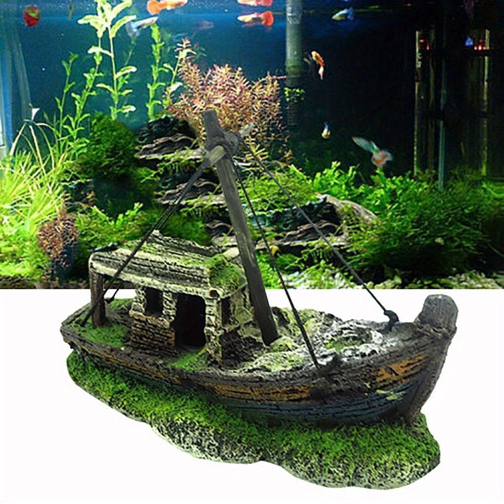 Aquarium Fish Games - Aquarium Fish Tank Landscape Wreck Ship