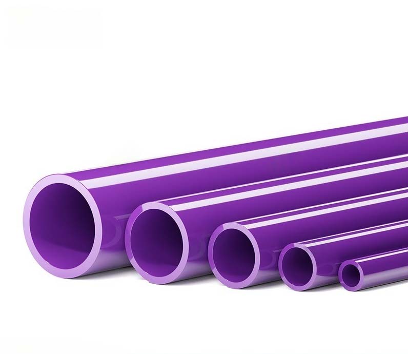 Aquarium Fish Home - Purple PVC Pipe OD20/25/32/40/50mm for Agriculture