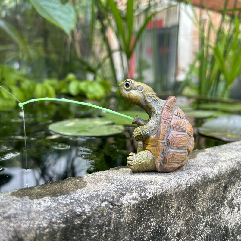 Turtle fishing fish tank aquar - огляд і ціна Aquarium Decoration Rock