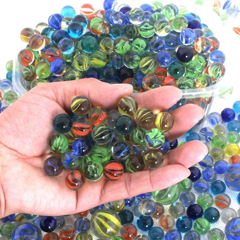 50Pcs 14mm Colorful Glass Marb - огляд і ціна Aquarium Fish Home