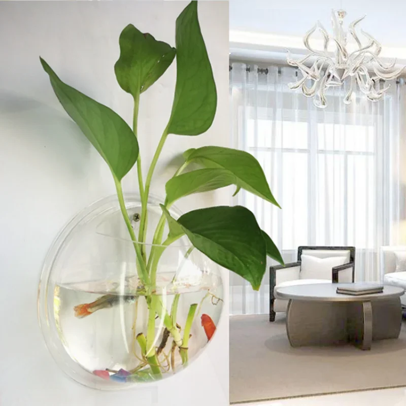 Pinsjar Acrylic Fish Bowl Wall - огляд і ціна Aquarium Fish In Bowl