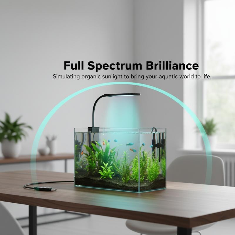 USB Aquarium Clip Light Flexib - огляд і ціна Aquarium Fish Home