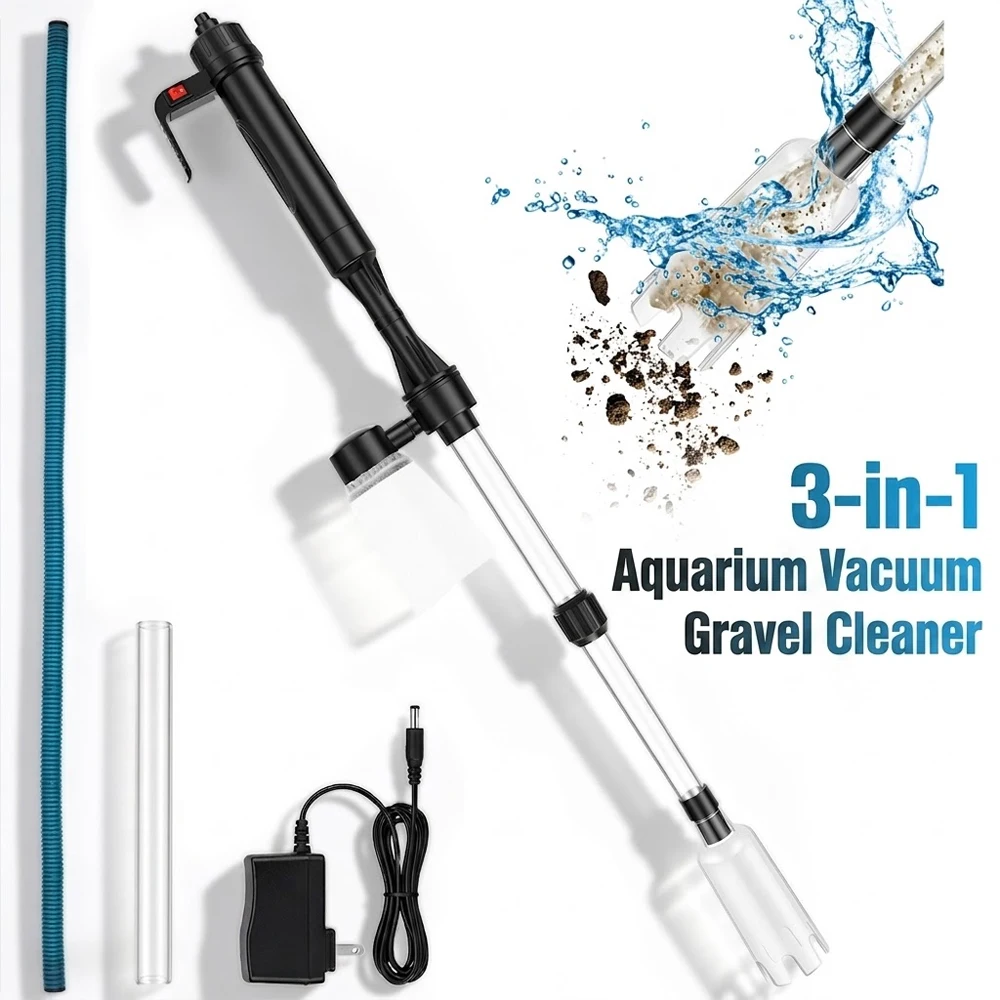Aquarium Vacuum Gravel Cleaner - огляд і ціна Aquarium Fish Electric