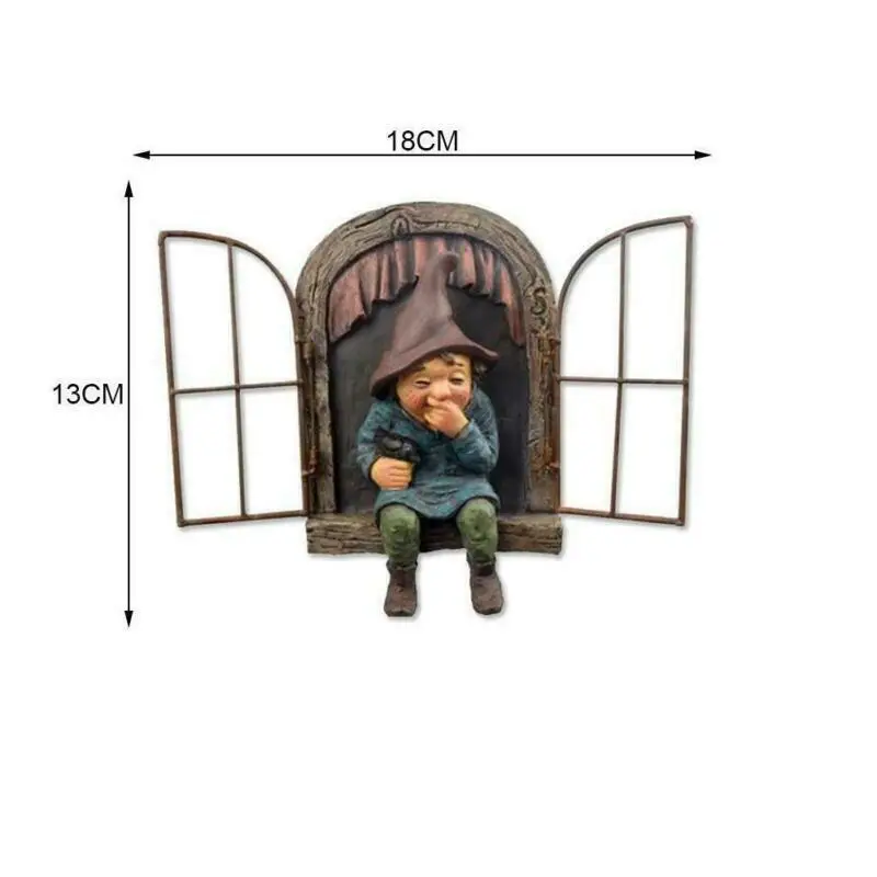 Naughty Garden Statue Elf Go O - огляд і ціна Aquarium Decoration Rock
