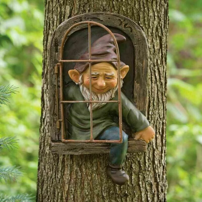 Naughty Garden Statue Elf Go O - огляд і ціна Aquarium Decoration Rock