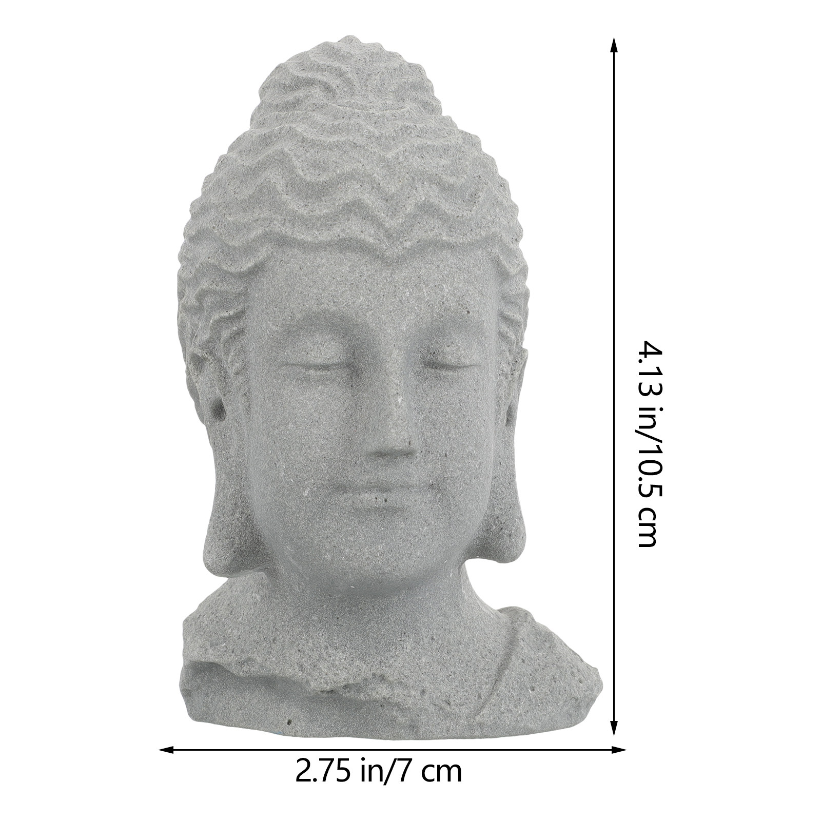 Meditating Buddha Head Statue  - огляд і ціна Aquarium Fish Home
