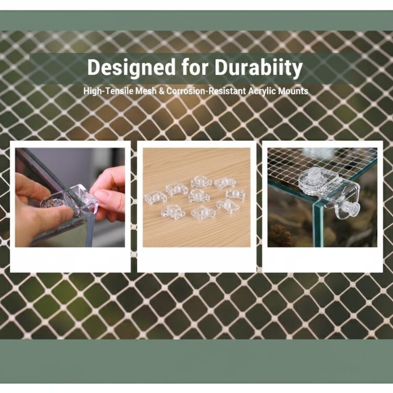 1Pcs Fish Tank Net Anti Jumpin - огляд і ціна Aquarium Fish Trap