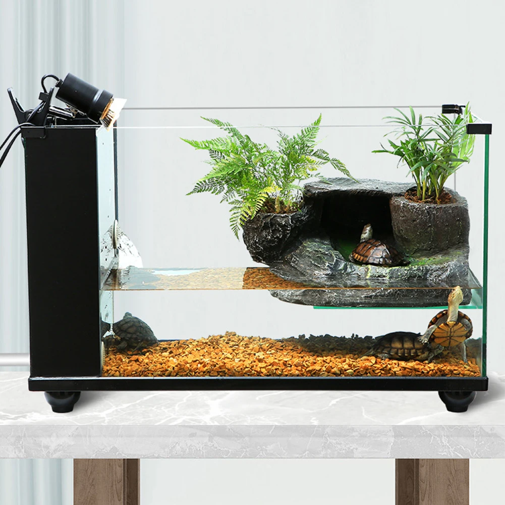 Turtle Basking Platform Hideou - огляд і ціна Aquarium Decoration Rock