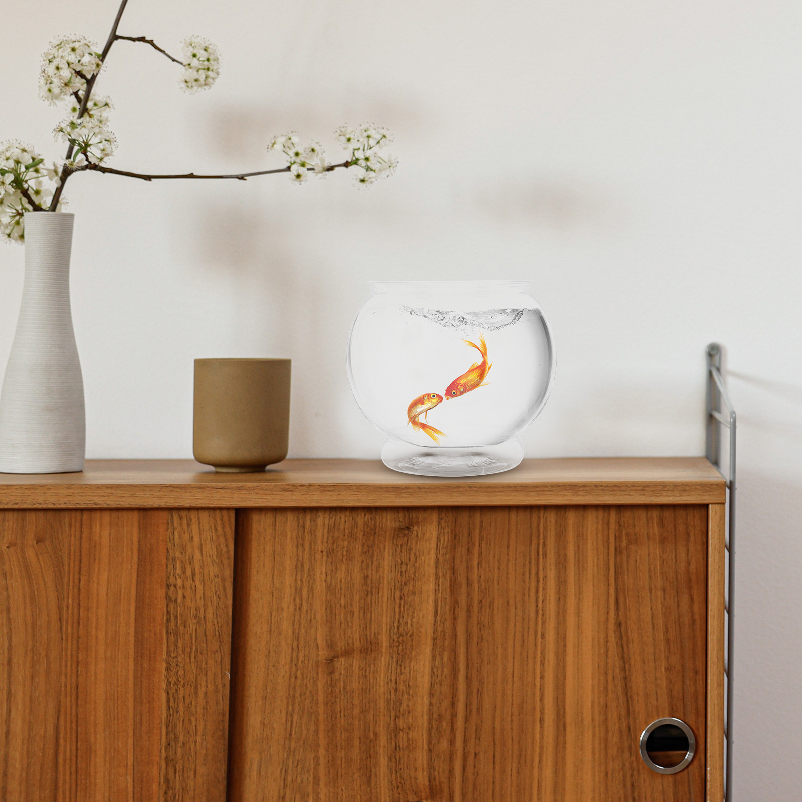 Plastic Clear Round Fish Bowl  - огляд і ціна Aquarium Fish In Bowl