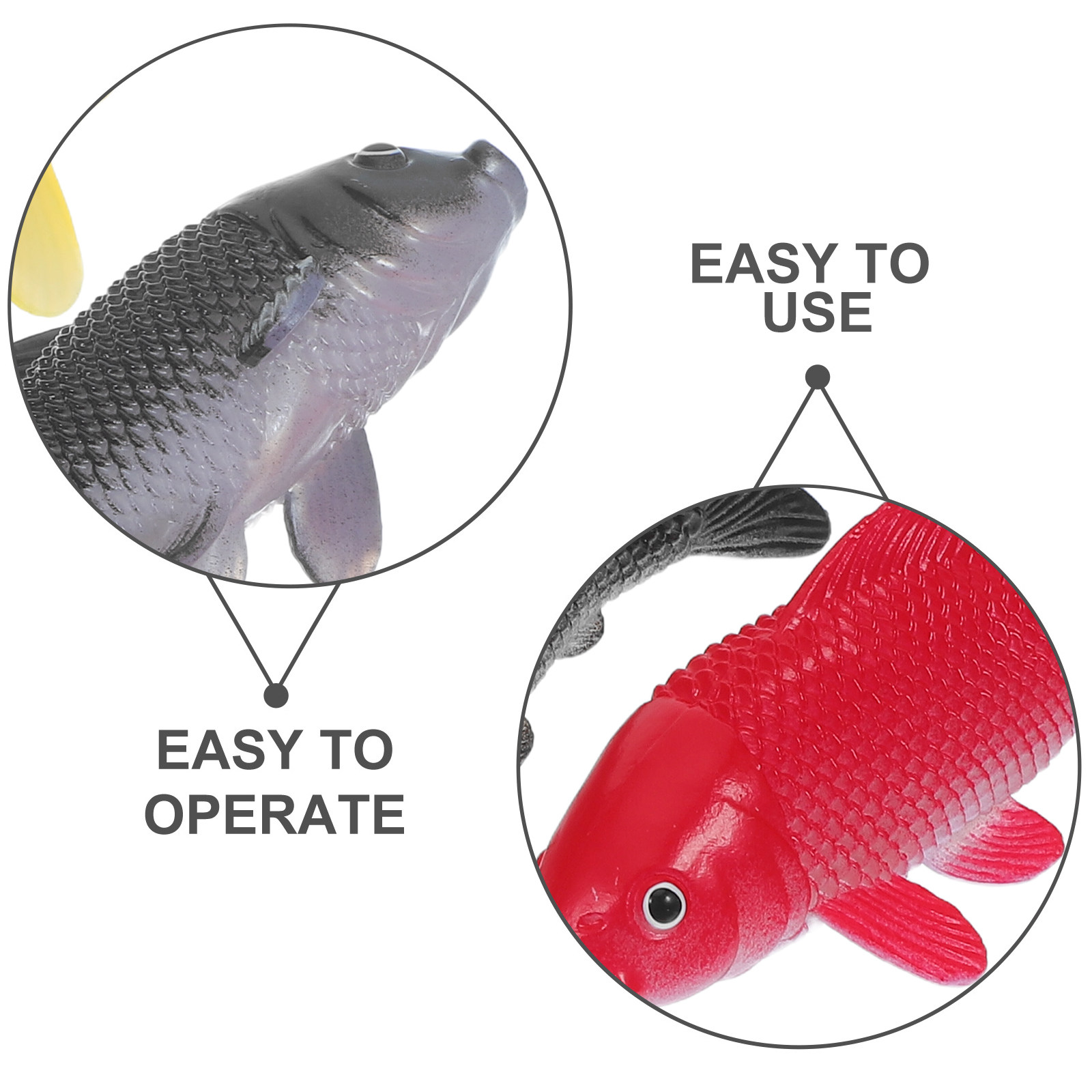 3pcs Fish Crafts Toys Realisti - огляд і ціна Aquarium Fish Home