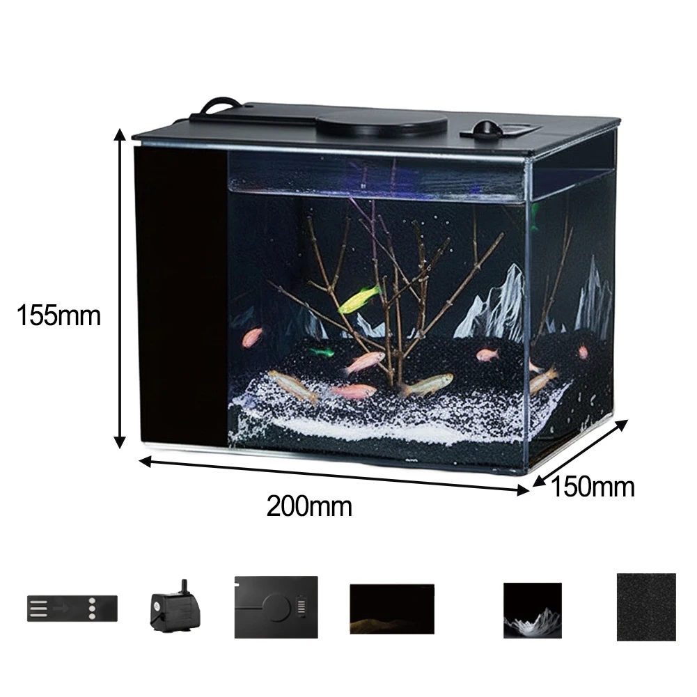 Self-circulation Fish Tank wit - огляд і ціна Aquarium Fish Home