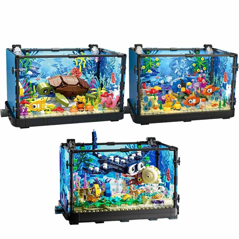 Fish Tank Building Block Set w - огляд і ціна Aquarium Fish Games