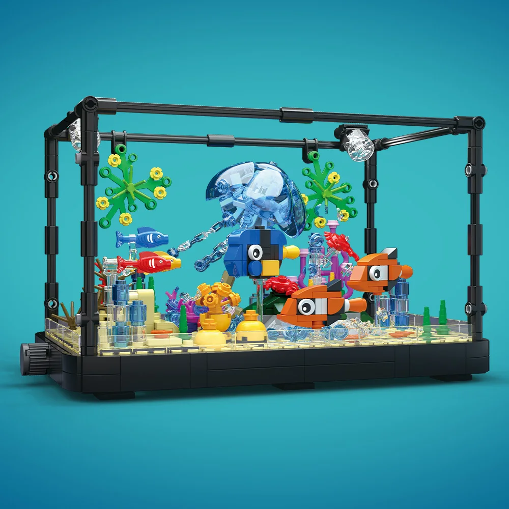 Fish Tank Building Block Set w - огляд і ціна Aquarium Fish Games