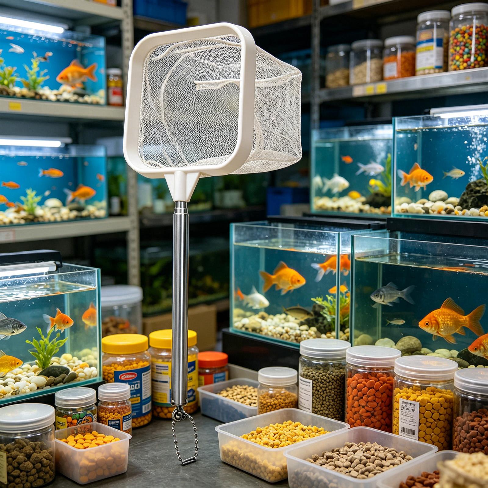 Extendable Long Handle Fine Me - огляд і ціна Aquarium Fish Trap