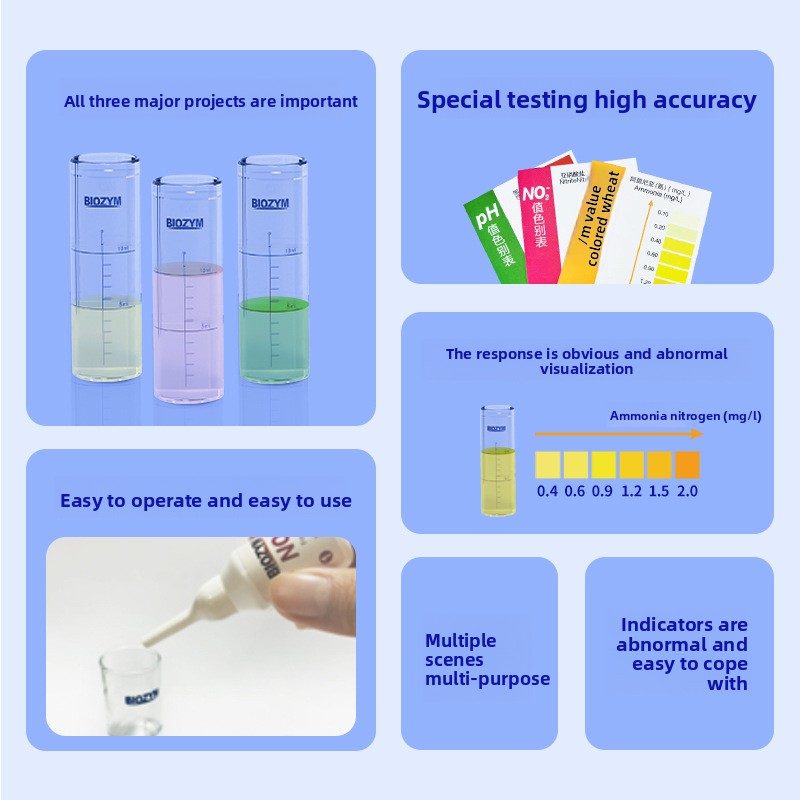 BIOZYM Aquarium Test Kit-Nitri - огляд і ціна Aquarium Fish Freshwater