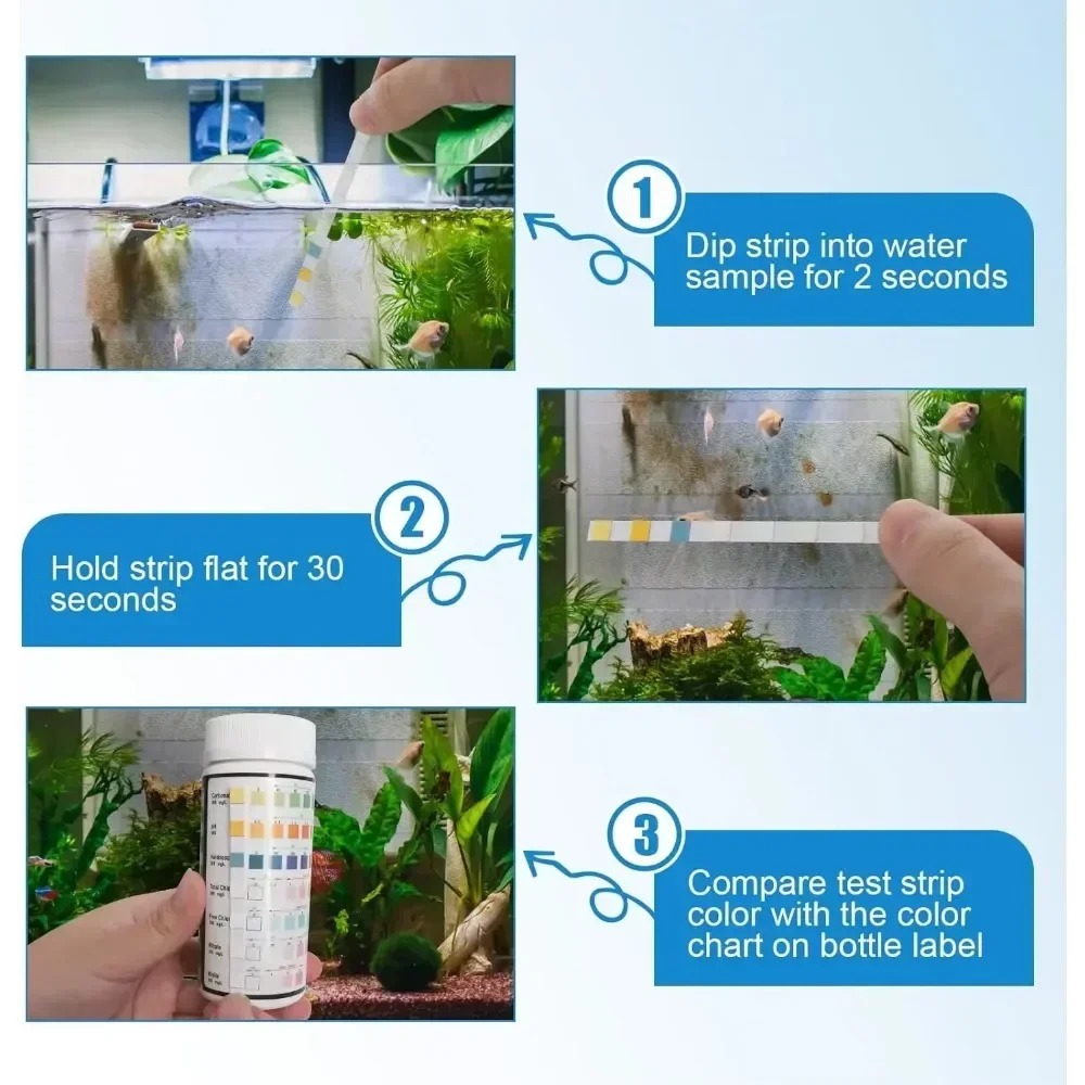 Aquarium Test Strip  PH Qualit - огляд і ціна Aquarium Fish Freshwater