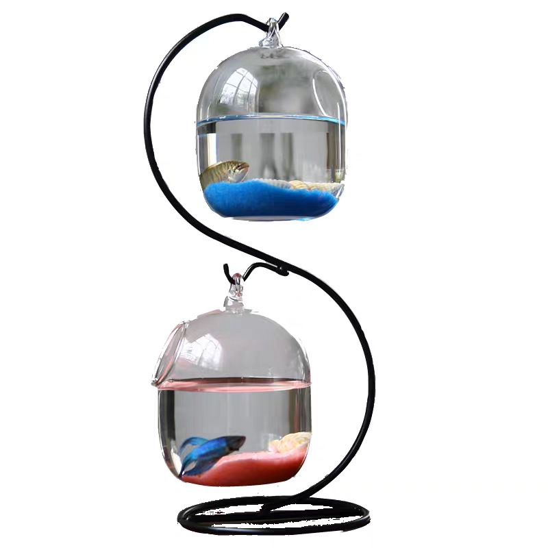 Creative Double-deck Suspended - огляд і ціна Aquarium Fish In Bowl