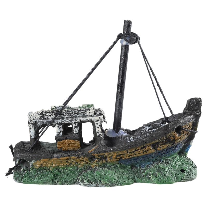 Aquarium Sunken Ship Decoratio - огляд і ціна Aquarium Fish Games