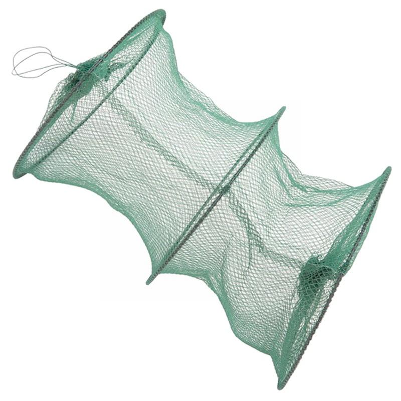 Folding Round Nylon Mesh Metal - огляд і ціна Aquarium Fish Trap