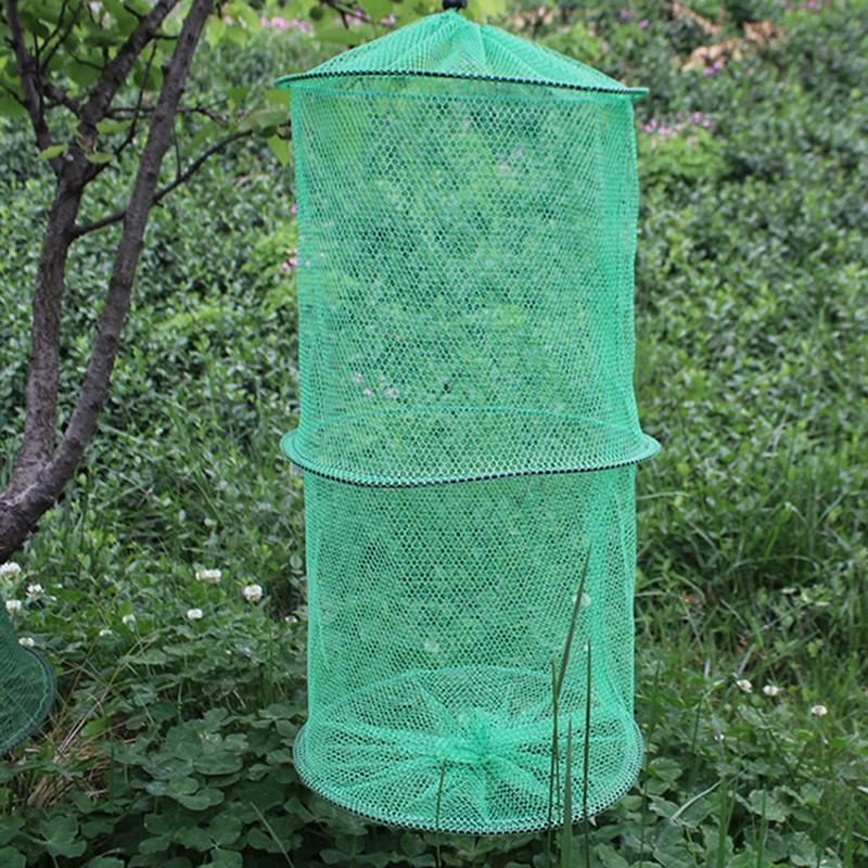 Folding Round Nylon Mesh Metal - огляд і ціна Aquarium Fish Trap
