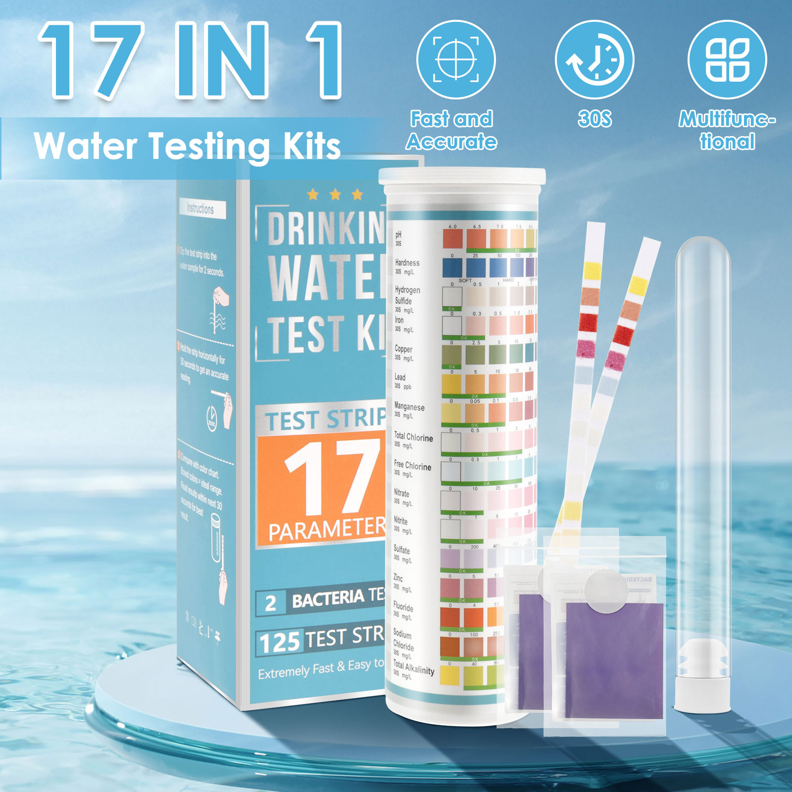 5-17 in 1 Aquarium Test Strips - огляд і ціна Aquarium Fish Freshwater