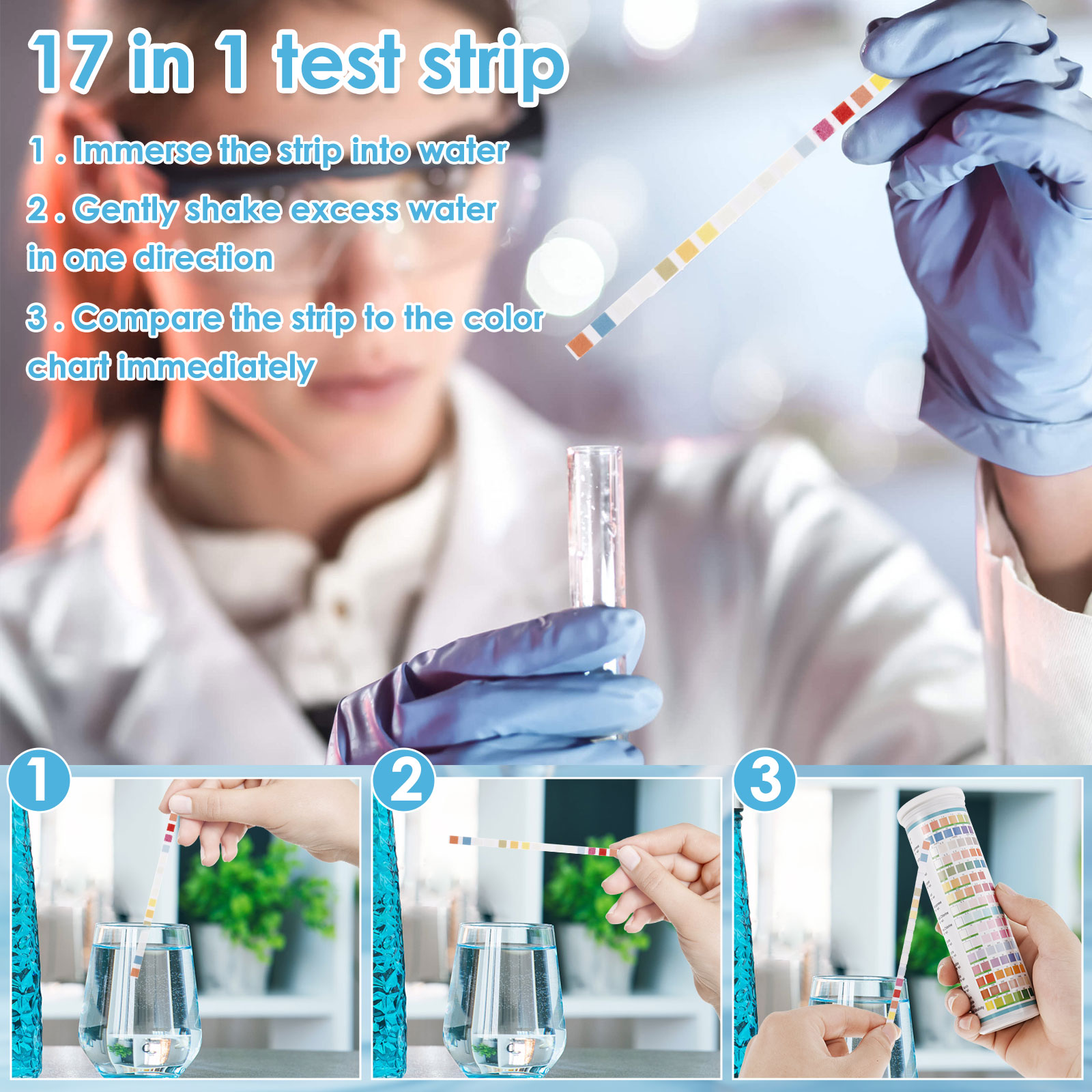 5-17 in 1 Aquarium Test Strips - огляд і ціна Aquarium Fish Freshwater