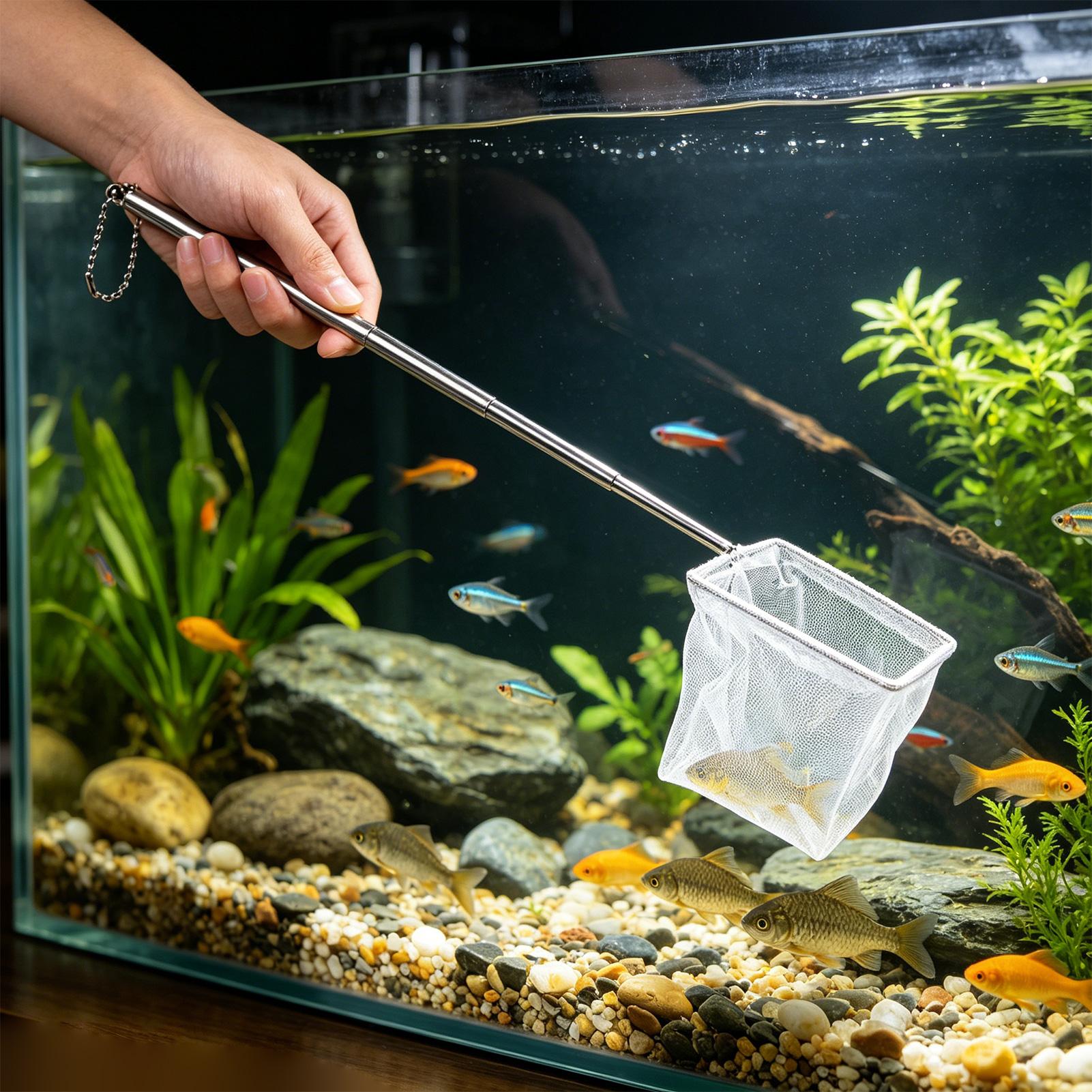 2pcs Small Fish Net Telescopic - огляд і ціна Aquarium Fish Trap