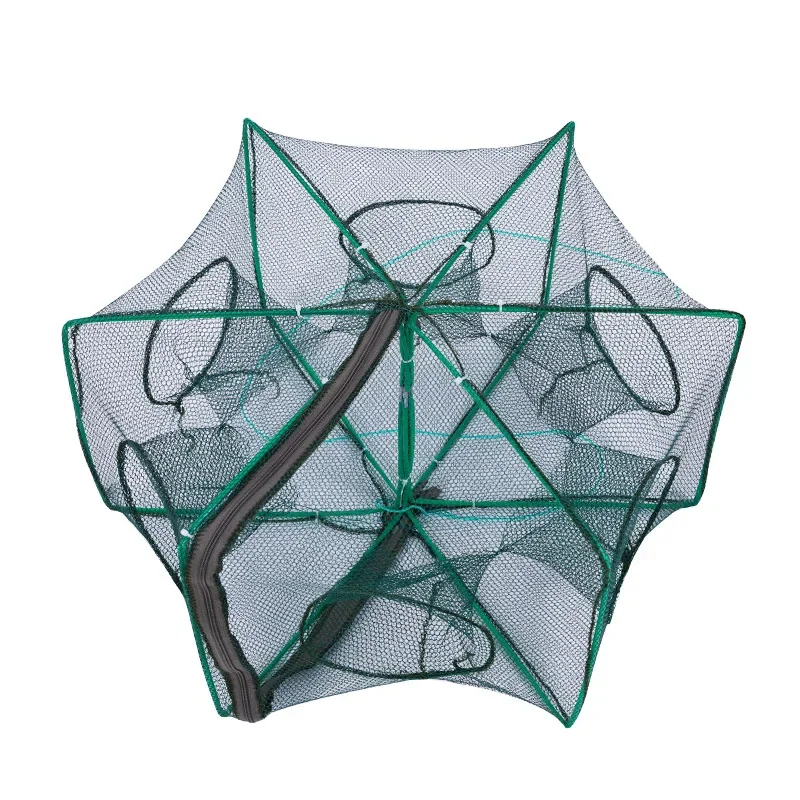 Portable Foldable Mesh Fishing - огляд і ціна Aquarium Fish Trap