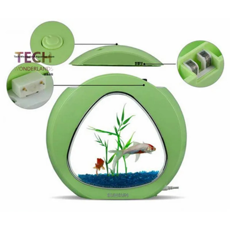 SUNSUN acrylic aquarium ecolog - огляд і ціна Aquarium Fish In Bowl