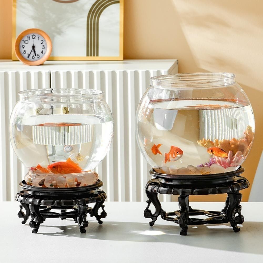 New Transparent Fish Tank Roun - огляд і ціна Aquarium Fish In Bowl