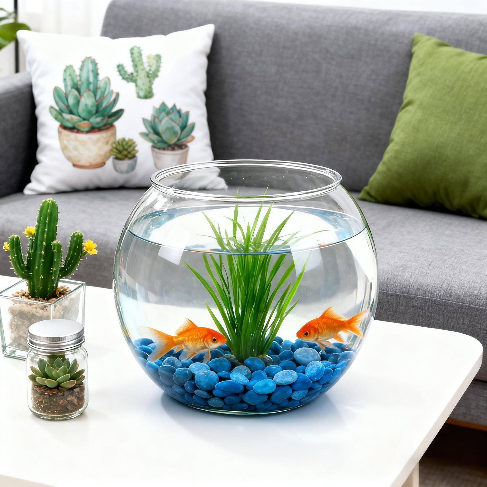 Bubble Bowl Space-Saving Aquar - огляд і ціна Aquarium Fish In Bowl