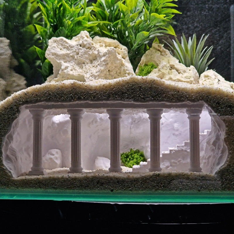 Fish Tank Cave Aquascaping,Art - огляд і ціна Aquarium Fish Games
